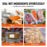 DZ-400/2E Automatic Extra Deep Vacuum Sealer Food Vacuum Sealing Packing Machine 220V - Rear View