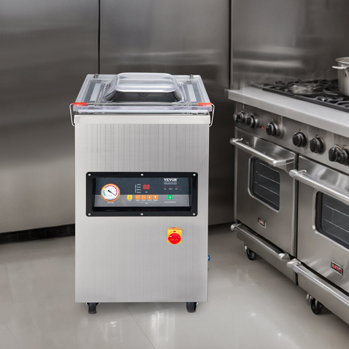 DZ-400/2E Automatic Extra Deep Vacuum Sealer Food Vacuum Sealing Packing Machine 220V