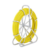 VEVOR Fish Tape Fiberglass, 150 m, 7.9 mm, Duct Rodder Fishtape Wire Puller, Cable Running Rod with Steel Reel Stand, 3 Pulling Heads, Fishing Tools for Walls and Electrical Conduit, Non-Conductive - Extra Image