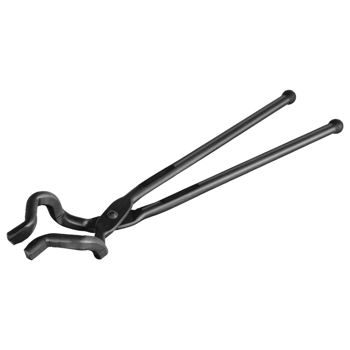 VEVOR Blacksmith Tongs, 463mm Z V-Bit Tongs, Carbon Steel Forge Tongs with A3 Steel Rivets, for Knife Blades, Long Pieces, Circular Forgings, for