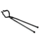 VEVOR Blacksmith Tongs, 463mm Z V-Bit Tongs, Carbon Steel Forge Tongs with A3 Steel Rivets, for Knife Blades, Long Pieces, Circular Forgings, for