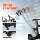 VEVOR Welding Cart, 2-Tier 4 Drawers Welder Cart with 265 LBS Weight Capacity, Swivel Wheels, Tank Storage Safety Chains, Heavy Duty Rolling MIG
