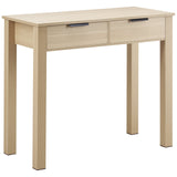 VEVOR Small Desk with Drawer Kids Desk for Bedroom Simple Study Table Light Wood - Extra Image
