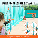 VEVOR Kids Bow and Arrow Set LED Light Up Outdoor Archery Kit Children 10 Arrows - Side View
