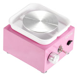 Mini Pottery Wheel Electric Ceramic Wheel Machine 0-320RPM Speed Pink