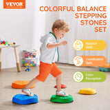 VEVOR Kids Balance Stepping Stones Sensory Obstacle Course 5 PCS Outdoor Indoor - Front View