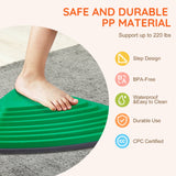 VEVOR Kids Balance Stepping Stones Sensory Obstacle Course 12 PCS Outdoor Indoor - 45-Degree Angle