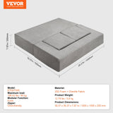 VEVOR Modular Kids Play Couch 4Pcs DIY Creative Child Sectional Sofa Dark Grey - Close-Up Angle
