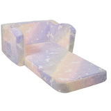 VEVOR Foldable Baby Chair 2-in-1 Baby Lounger Couch Glow in Dark Kids Sofa - Extra Image