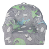 VEVOR Toddler Chair Glow in the Dark Plush Baby Chair Playroom Furniture Grey - Extra Image