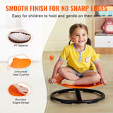 VEVOR Elephant Kids Spinning Chair 220 lbs Sensory Swivel Chair Seat Orange - 45-Degree Angle