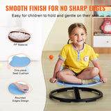 VEVOR Elephant Kids Spinning Chair 220 lbs Sensory Swivel Chair Seat Blue - 45-Degree Angle