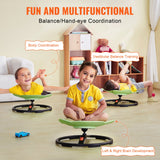 VEVOR Elephant Kids Spinning Chair 220 lbs Sensory Swivel Chair Seat Green - Side View