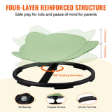 VEVOR Elephant Kids Spinning Chair 220 lbs Sensory Swivel Chair Seat Green - Top-Down View