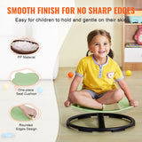 VEVOR Elephant Kids Spinning Chair 220 lbs Sensory Swivel Chair Seat Green - 45-Degree Angle