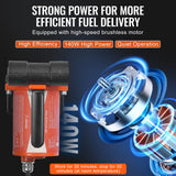 VEVOR Fuel Transfer Pump 12V 8 GPM 1/6 HP Diesel Pump with Auto Fuel Nozzle