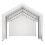 VEVOR Carport Car Canopy 10x20FT Heavy Duty Car Shelter with Sidewalls White - Extra Image