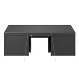 VEVOR Carport Car Canopy 12x20FT Heavy Duty Car Shelter with Sidewalls White - Extra Image