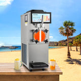 VEVOR 12L / 3.17 Gal Commercial Slushy Machine Margarita Smoothie Frozen Drink - Low Angle