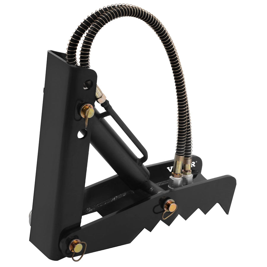 Hydraulic Backhoe Thumb, 45.7cm 1.27cm Thickness Heavy Duty Excavator Thumb, Black Steel Weld On Thumb Attachments with Hydraulic Cylinder, Mechanical Hydraulic Thumb for Backhoe/Excavator