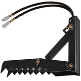 VEVOR 61cm Hydraulic Backhoe Excavator Thumb Attachments Weld On 1.27cm Teeth Thick Steel Plate Assembly 12MM Bolt-On Design with Hydraulic Cylinder - Extra Image