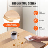 VEVOR Wall Mounted Folding Table, Wall Mounted Drop Leaf Tables, Solid Wood Floating Desk for Dining, Laundry Room, Office, 31.5" x 23.58" x 17.24"
