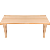 VEVOR Wall Mounted Folding Table, Wall Mounted Drop Leaf Tables, Solid Wood Floating Desk for Dining, Laundry Room, Office, 31.5