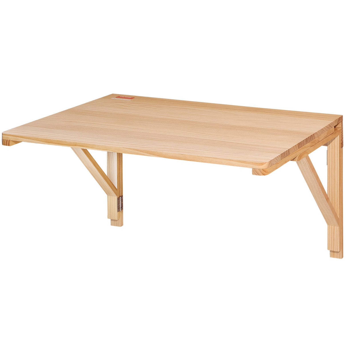 VEVOR Wall Mounted Folding Table, Wall Mounted Drop Leaf Tables, Solid Wood Floating Desk for Dining, Laundry Room, Office, 31.5" x 23.58" x 17.24"