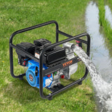 VEVOR Gasoline Engine Water Pump Gas Powered Transfer Pump 50 mm 6.5HP 4-Stroke - Low Angle