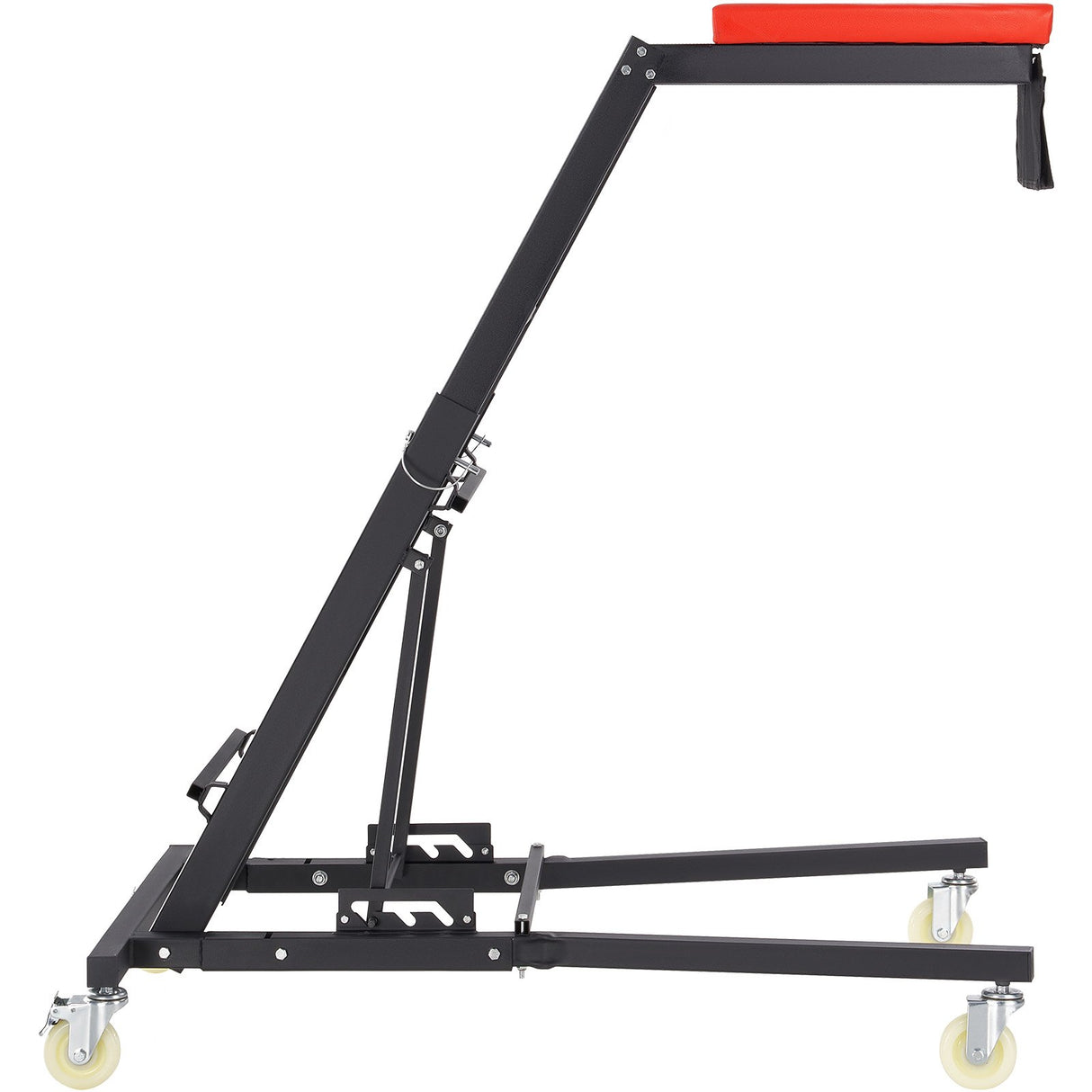 VEVOR Automotive Topside Creeper, with Adjustable Height 48" to 76", 181.44KGS Capacity High Creeper, 4 Swivel Caster Wheels, Heavy Duty Foldable