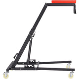 VEVOR Automotive Topside Creeper, with Adjustable Height 48" to 76", 181.44KGS Capacity High Creeper, 4 Swivel Caster Wheels, Heavy Duty Foldable