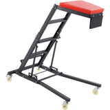 VEVOR Automotive Topside Creeper, with Adjustable Height 48" to 76", 181.44KGS Capacity High Creeper, 4 Swivel Caster Wheels, Heavy Duty Foldable