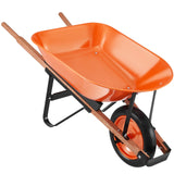 VEVOR Wheelbarrow Cart One Wheel Garden Dump Cart 330 lbs Yard Utility Cart - Extra Image