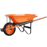 VEVOR Wheelbarrow Cart One Wheel Garden Dump Cart 330 lbs Yard Utility Cart - Extra Image