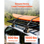 Ladder Rack Ratchet Straps, Black Square Tube Mount, 38 mm Wide x 2.25 m Long Black Ladder Rack Straps with Double J-Hooks, 226.8 kg Load Heavy Duty, Cargo Buckle Lock Strap (2 Pack)