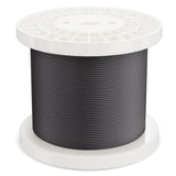 VEVOR T316 Stainless Steel Cable 3.18mm 7x7 Steel Wire Rope 152.4m Cable Railing