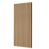 VEVOR Wood Slat Acoustic Panels 23.6 x 47.2 inch for Modern Wall Decor Light Oak - Extra Image