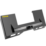 VEVOR Universal Skid Steer Mount Plate 6.35mm Thick Skid Steer Plate Attachment1360.78kgWeight Capacity Quick Attach Mount Plate Steel Adapter Loader Easy to Weld or Bolt to Different Accessories Gray - Extra Image