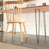 VEVOR 711.2MM Hairpin Furniture Legs, Metal Home DIY Projects for Nightstand, Coffee Table, Desk, 226.8KG Load Capacity with Rubber Floor Protectors,