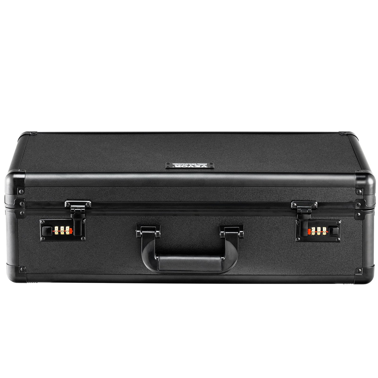 VEVOR Graded Card Storage Box, 5 Slots, Graded Sports Cards Holder Carrying Case with Coded Lock Foam Dividers, for 162 PSA Graded Cards 115 BGS Cards
