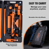 VEVOR 12 Ton Hydraulic Jack Air Pump Lift Ram Body Frame Porta Power Repair Kits - 45-Degree Angle