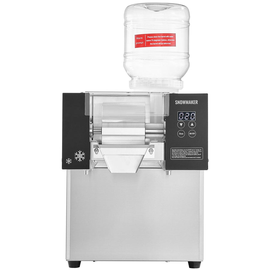 Commercial Snowflake Ice Machine, 375LBS/24H Snowflake Ice Maker, Stainless Steel Ice Shaver Machine,, image 9