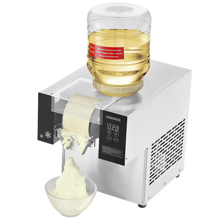 Commercial Snowflake Ice Machine, 375LBS/24H Snowflake Ice Maker, Stainless Steel Ice Shaver Machine,, image 11