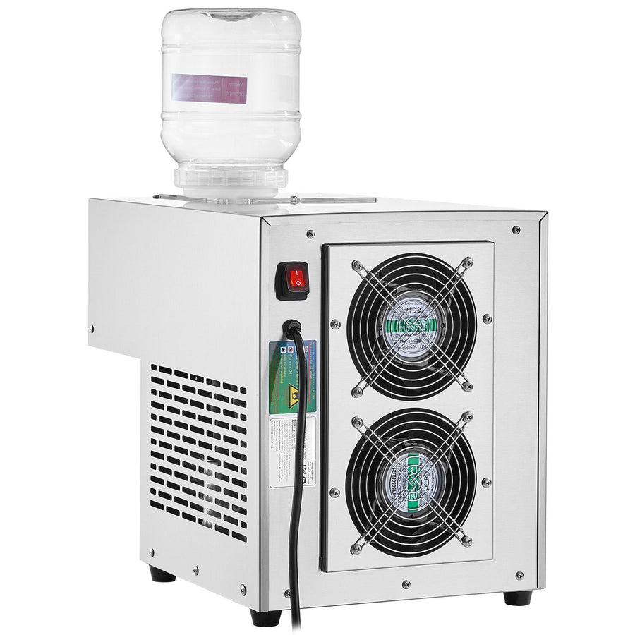 Commercial Snowflake Ice Machine, 375LBS/24H Snowflake Ice Maker, Stainless Steel Ice Shaver Machine,, image 12