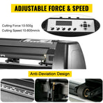5 In1 12" X 15" (30 X 38cm) Heat Transfer Press + 28 Inch Vinyl Cutter Machine Kit Software