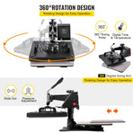 5 In1 12" X 15" (30 X 38cm) Heat Transfer Press + 28 Inch Vinyl Cutter Machine Kit Software