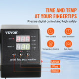 VEVOR 1400W Heat Press Machine 8 In 1 Sublimation Steel Frame Heat Presses with Temperature And Time Control (12X15INCH 8IN1) - Side View