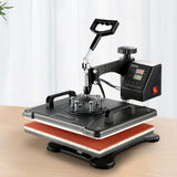 VEVOR 1400W Heat Press Machine 8 In 1 Sublimation Steel Frame Heat Presses with Temperature And Time Control (12X15INCH 8IN1) - Low Angle