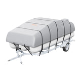 VEVOR Pontoon Boat Cover 800D Waterproof Trailerable 23-24 ft with Storage Bag - Extra Image