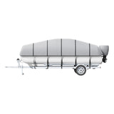 VEVOR Pontoon Boat Cover 800D Waterproof Trailerable 23-24 ft with Storage Bag - Extra Image